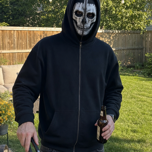 GHOSTED Skull Mask Zip-Up