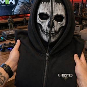 GHOSTED Skull Mask Zip-Up